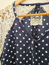 AUNTY Polka Dot & Lace Top