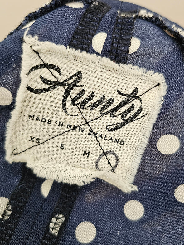 AUNTY Polka Dot & Lace Top