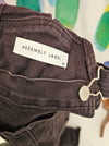 ASSEMBLY LABEL Black Denim Overalls