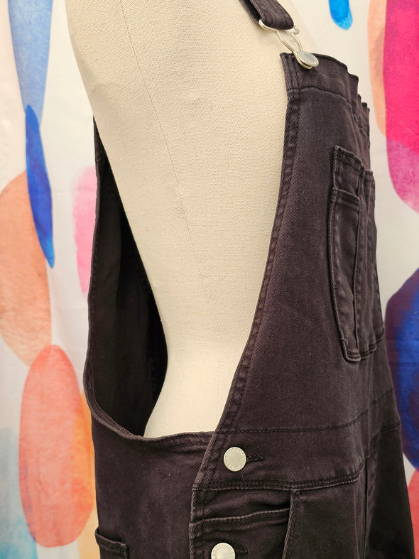 ASSEMBLY LABEL Black Denim Overalls