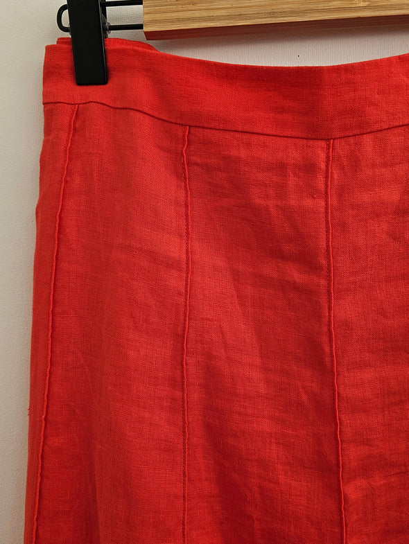 BODEN Size L Linen Skirt