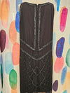 Vintage Black Beaded Dress