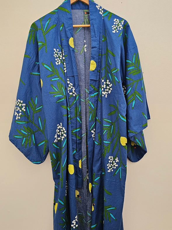 UNIQLO Blue Print Kimono