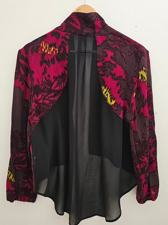 CAFE vibrant print jacket