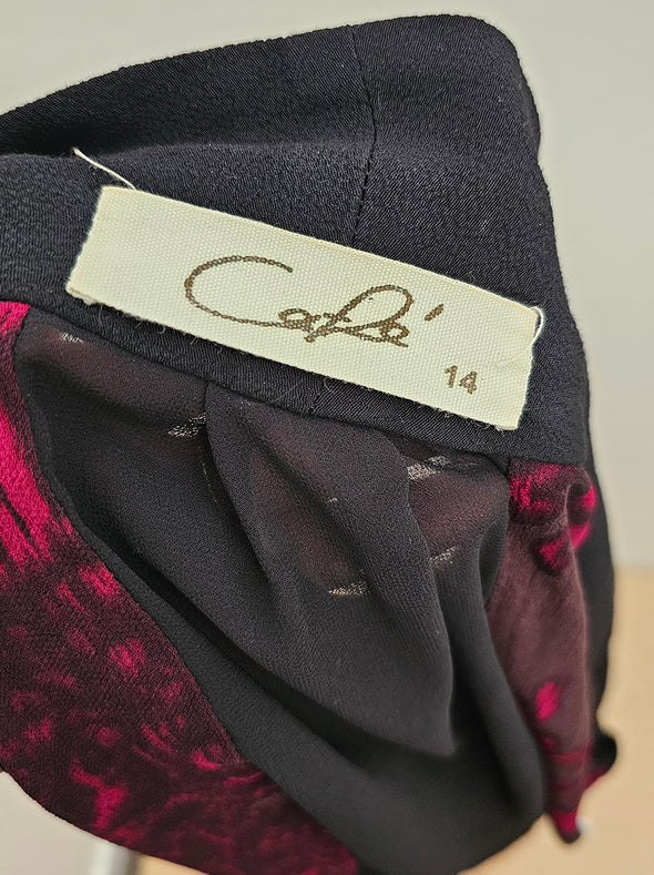 CAFE vibrant print jacket