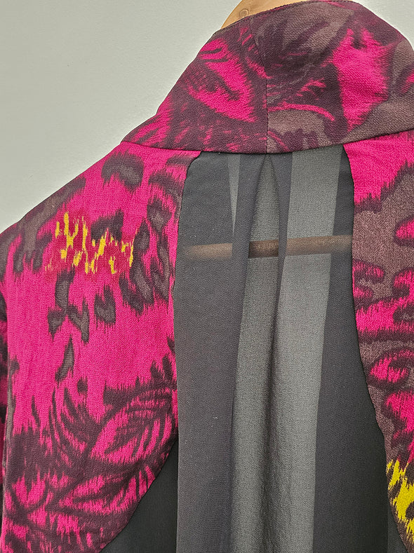 CAFE vibrant print jacket