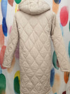 I BODY Cream Longline Puffer Jacket
