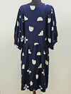 ELM Size 18 Navy Print Dress