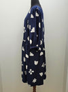 ELM Size 18 Navy Print Dress