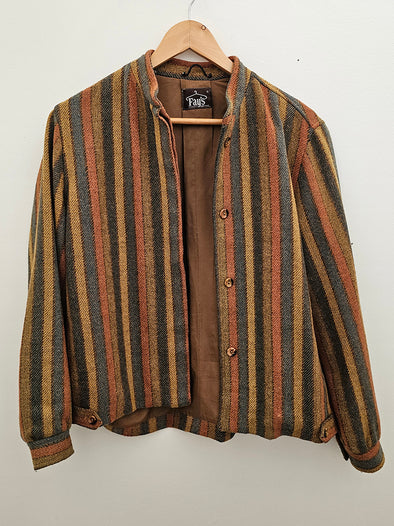 FAYS Vintage Wool Button up Bomber