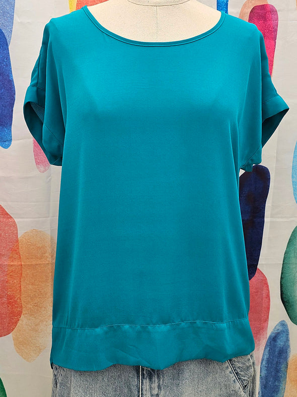 Foil Teal Top