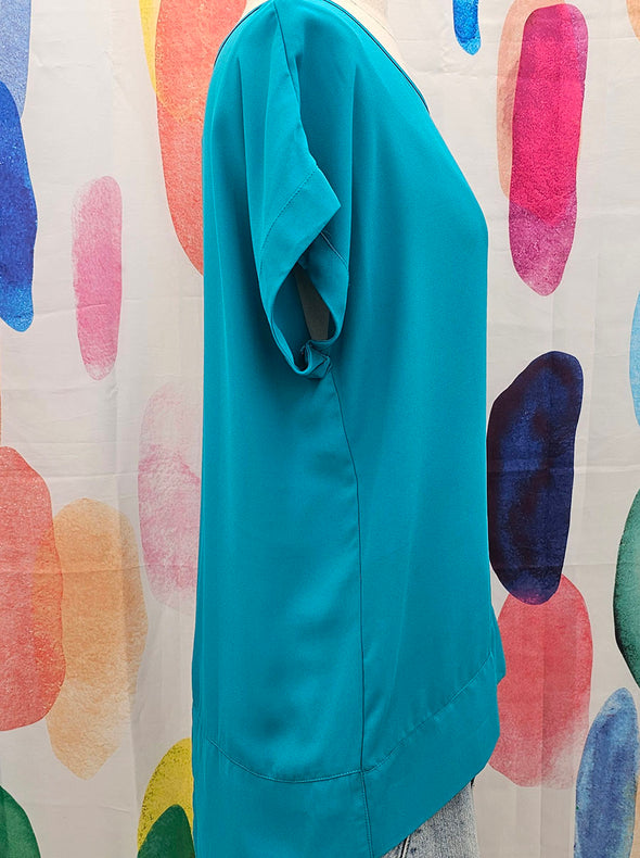 Foil Teal Top