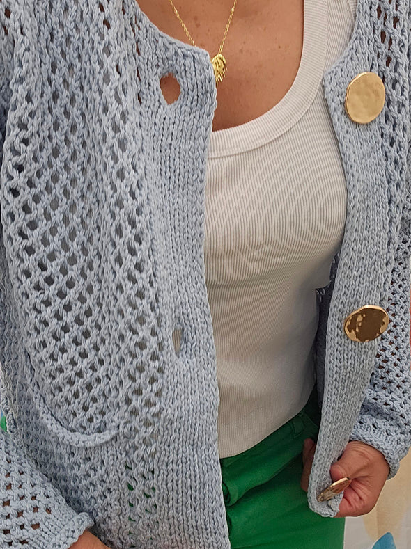 Hettie Cardigan Blue