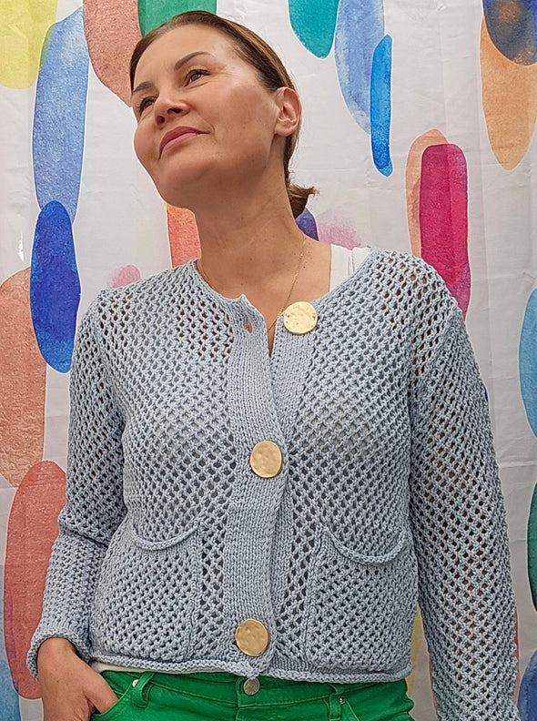 Hettie Cardigan Blue