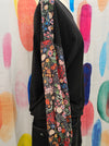 Ketz Ke Black floral detail top