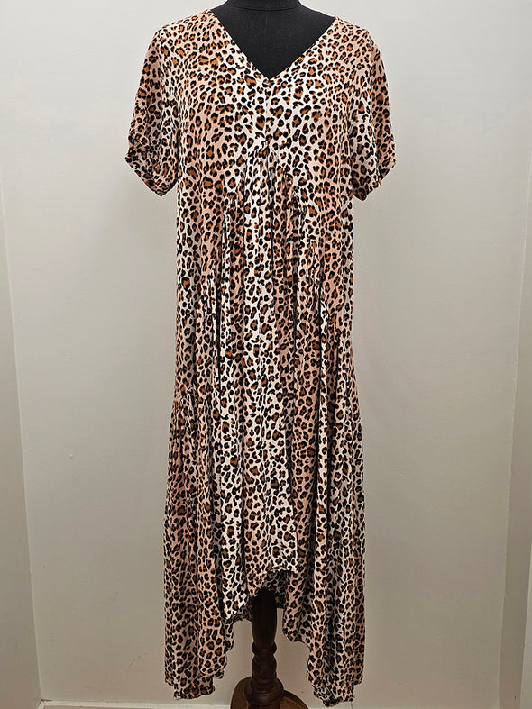 NEW U Leopard Print Maxi dress