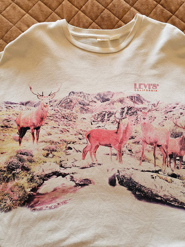LEVIS Size S-L Graphic Crew Neck