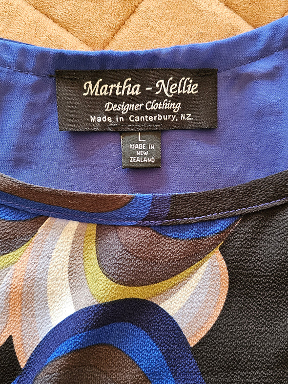 MARTHA NEILLE Size L Drape Top