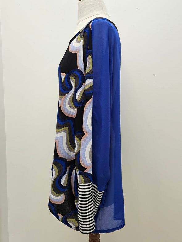 MARTHA NEILLE Size L Drape Top