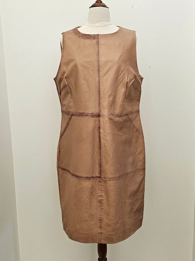 RINO & PELLE Size XL Leather Dress