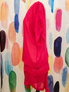 MOOCHI Drape Fuschia Dress