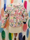 Floral Print Quilted Jacket