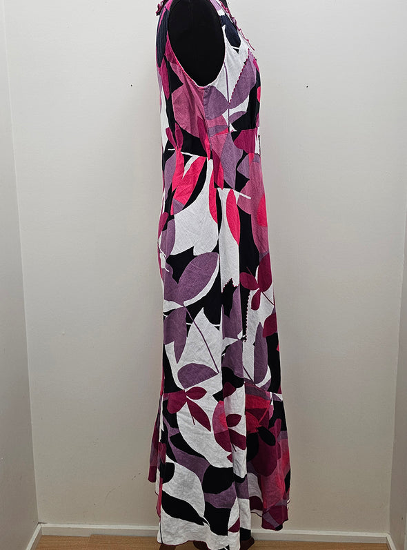 MODA 100% linen maxi dress