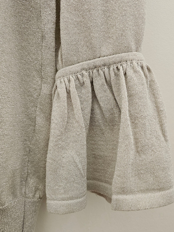 SOYACONCEPT Silver Detailed Sleeve Top