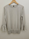 SOYACONCEPT Silver Detailed Sleeve Top