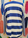 Signify Blue White Stripe Jumper