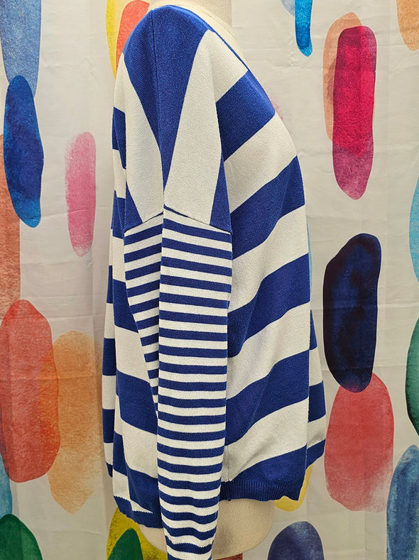 Signify Blue White Stripe Jumper