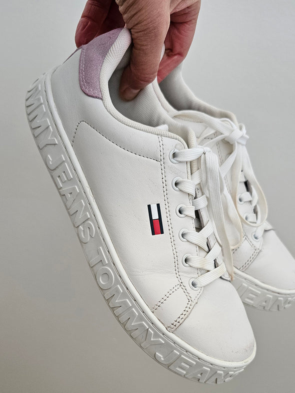 TOMMY Jean White Sneakers 37