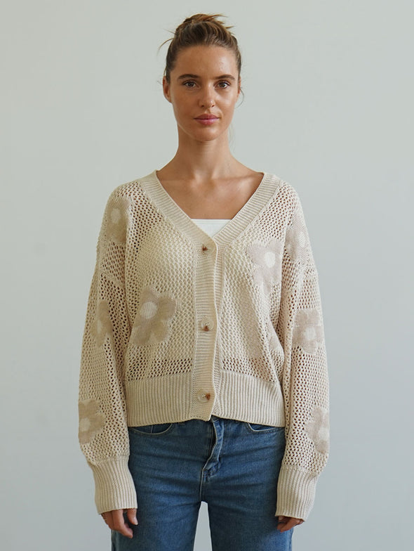 Danna Beige Cardigan