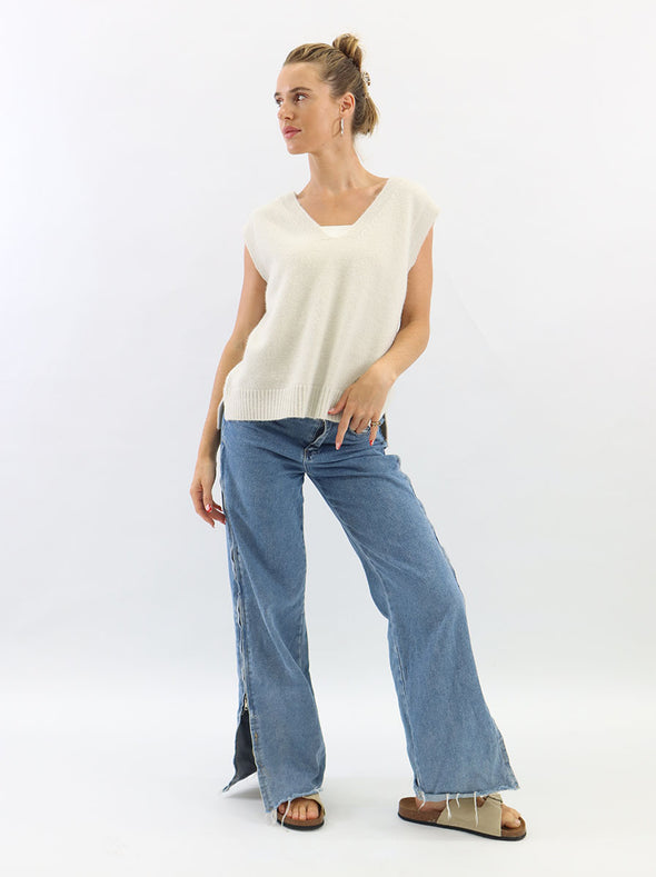 Luella Cream Vest