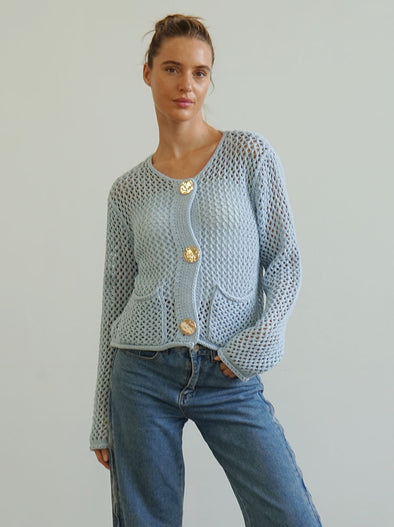 Hettie Cardigan Blue