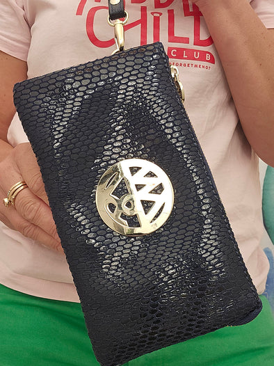 Willow & Zac Suede Clutch