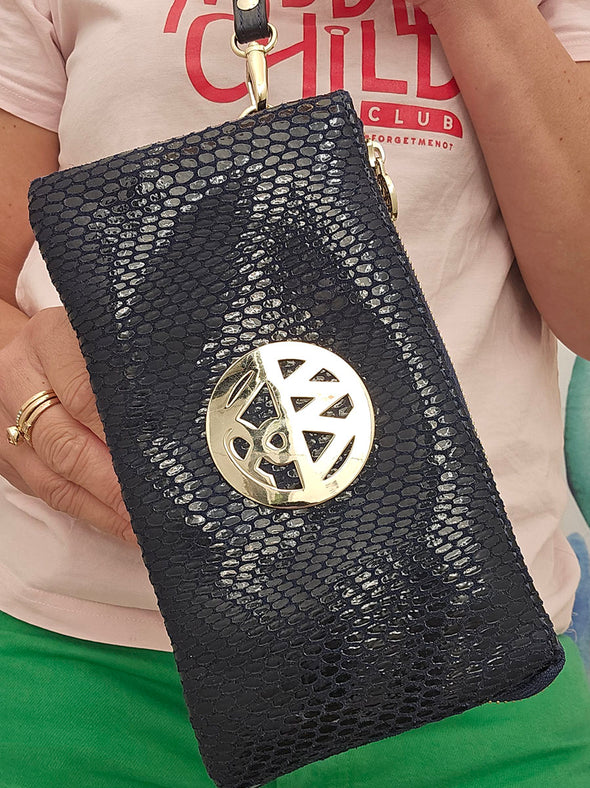 Willow & Zac Suede Clutch
