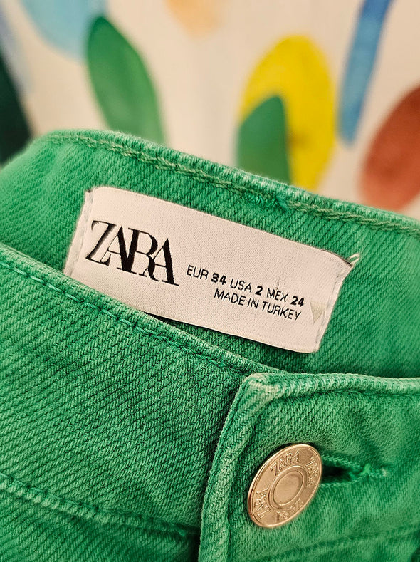 Zara Green Jeans