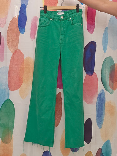 Zara Green Jeans