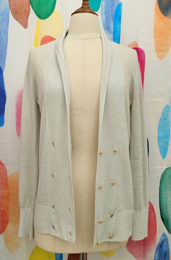 ARMANI EXCHANGE Stunning silver cardigan
