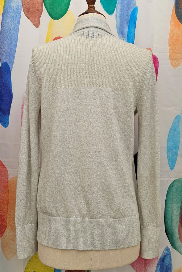 ARMANI EXCHANGE Stunning silver cardigan