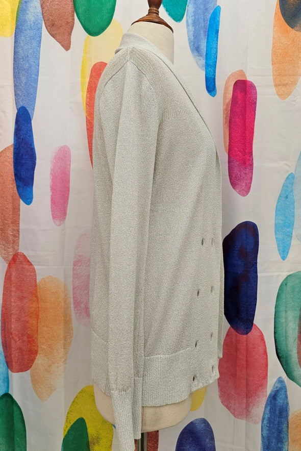 ARMANI EXCHANGE Stunning silver cardigan