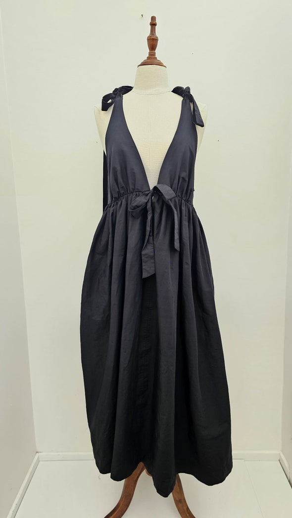 CAITLIN CRISP Size 12 Silk Maxi Dress