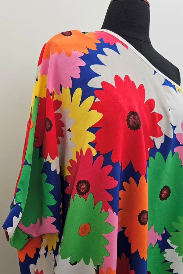 FLOWER JOY onesize drape top