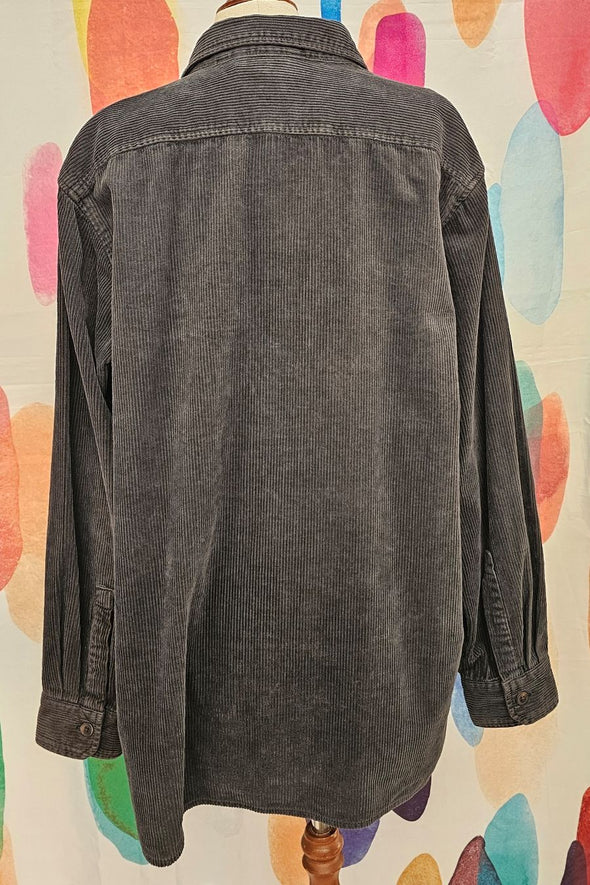 ABSENT Cord button up shirt