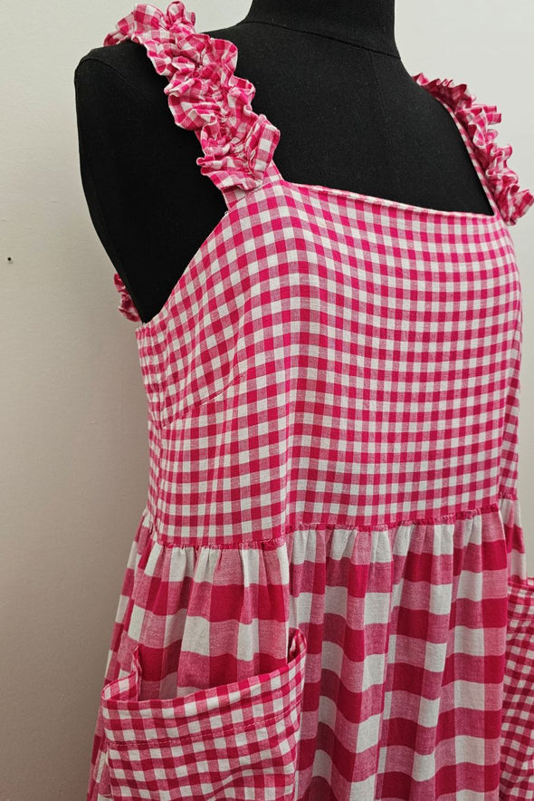 TRELISE COOPER Gingham Maxi Dress
