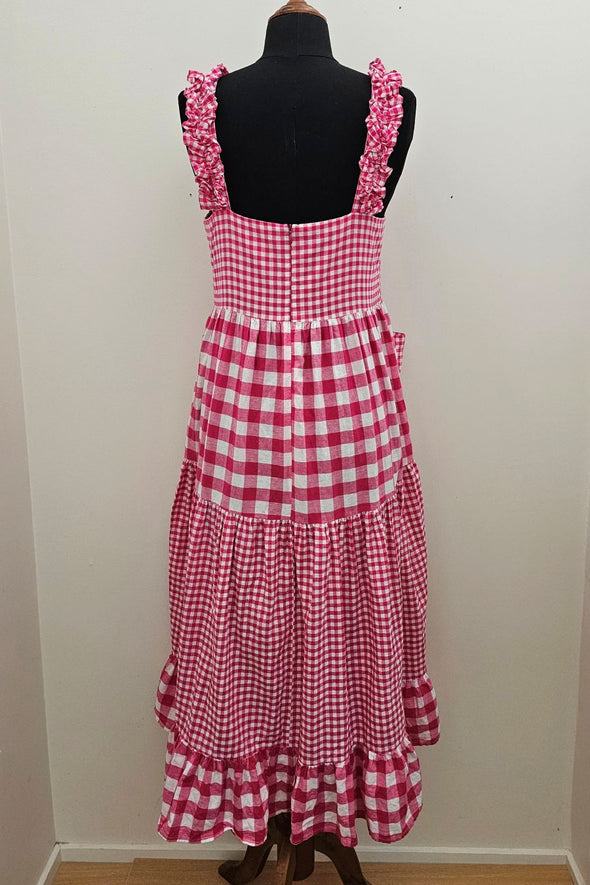 TRELISE COOPER Gingham Maxi Dress