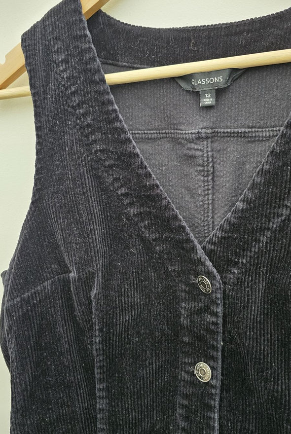 GLASSONS cord dress size 12