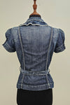 GUESS Size 10 denim button up top