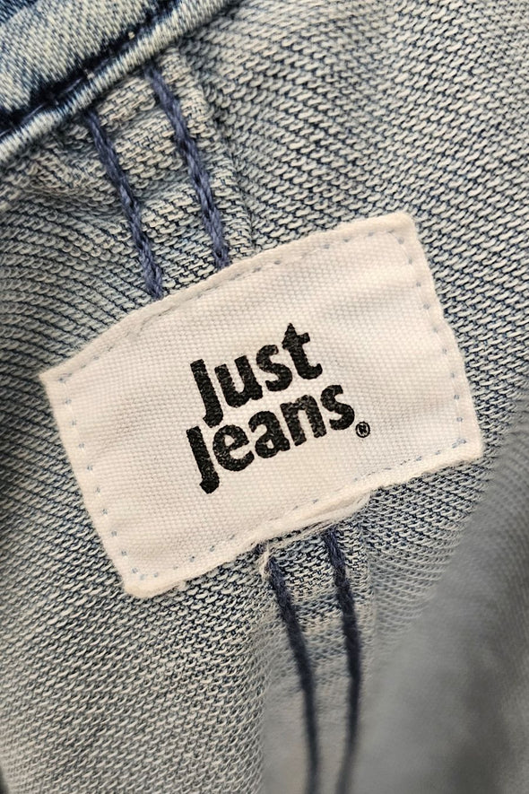 JUST JEANS Size 10-14 stretch denim bomber
